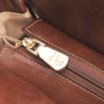 Bolsa De Ombro Tressê Couro Marrom - imagem 5