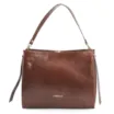 Bolsa De Ombro Tressê Couro Marrom - imagem 3