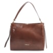 Bolsa De Ombro Tressê Couro Marrom - imagem 3