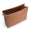 Bolsa De Ombro Tressê Couro Marrom - imagem 4