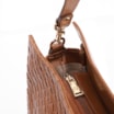 Bolsa De Ombro Tressê Couro Marrom - imagem 5