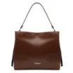 Bolsa De Ombro Tressê Couro Marrom - imagem 3
