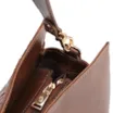 Bolsa De Ombro Tressê Couro Marrom - imagem 5