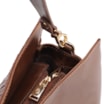 Bolsa De Ombro Tressê Couro Marrom - imagem 5