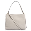 Bolsa De Ombro Tressê Couro Off White - imagem 1