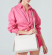 Bolsa De Ombro Tressê Couro Off White - imagem 10
