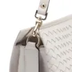 Bolsa De Ombro Tressê Couro Off White - imagem 7