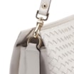 Bolsa De Ombro Tressê Couro Off White - imagem 7