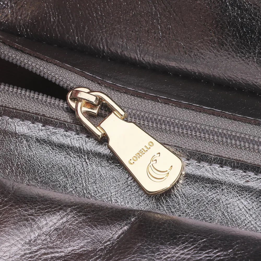 Bolsa De Ombro Tressê Couro Prata - imagem 5