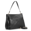 Bolsa De Ombro Tressê Couro Preto - imagem 3