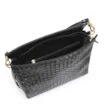 Bolsa De Ombro Tressê Couro Preto - imagem 5