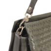 Bolsa De Ombro Tressê Couro Verde - imagem 5