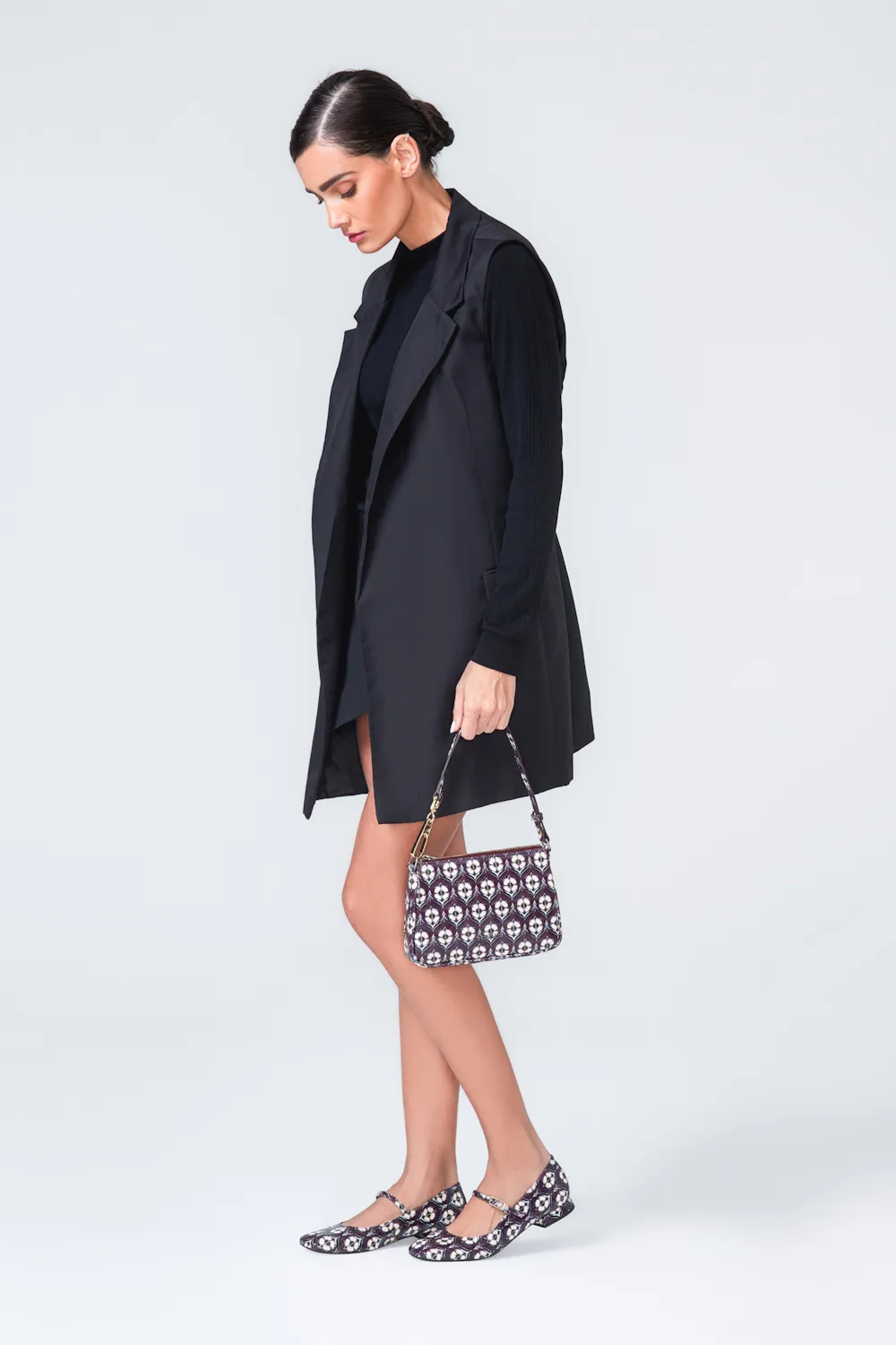 Bolsa De Ombro Verniz Estampado - imagem 7