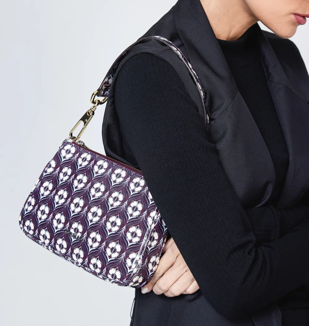 Bolsa De Ombro Verniz Estampado - imagem 2
