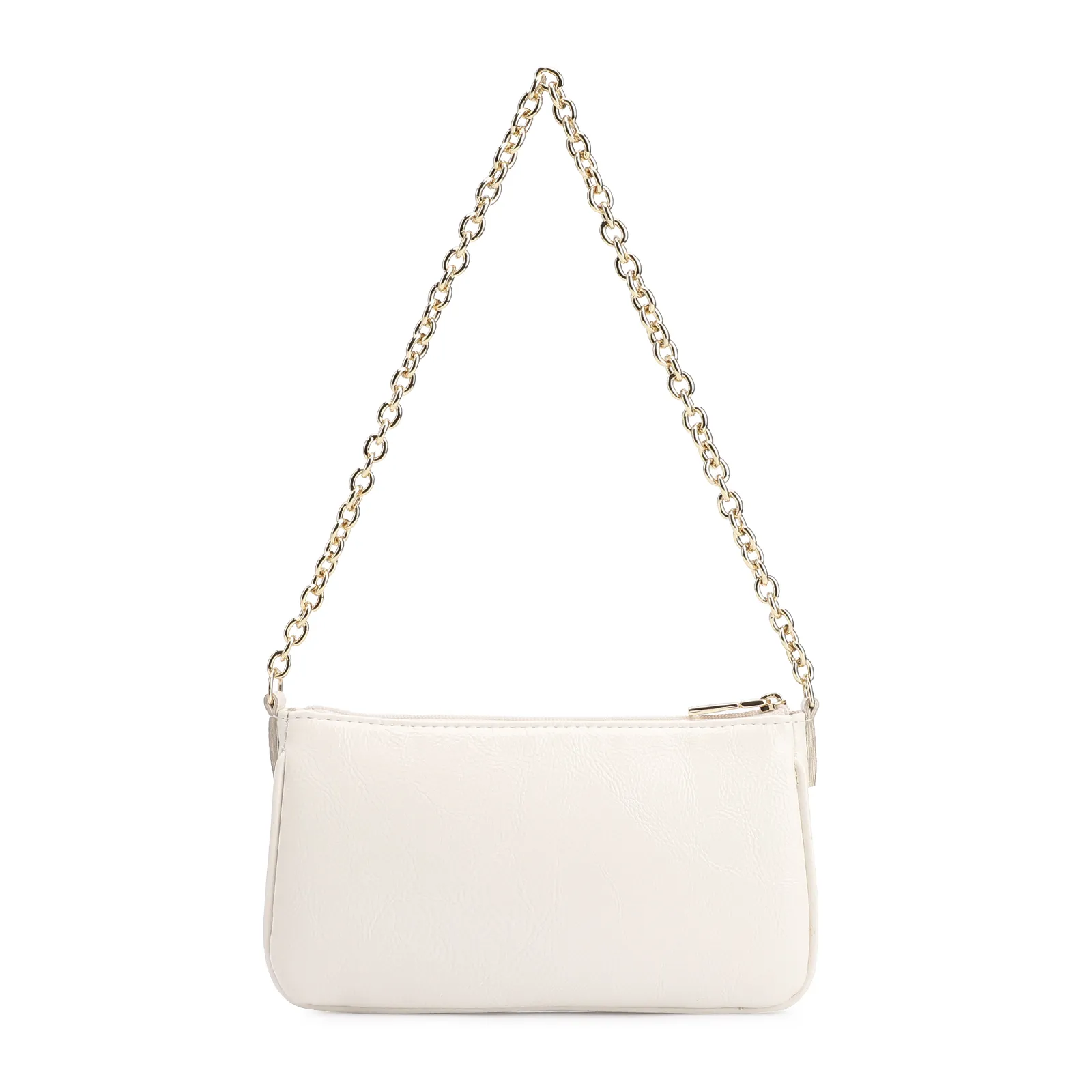 Bolsa De Ombro Verniz Off White