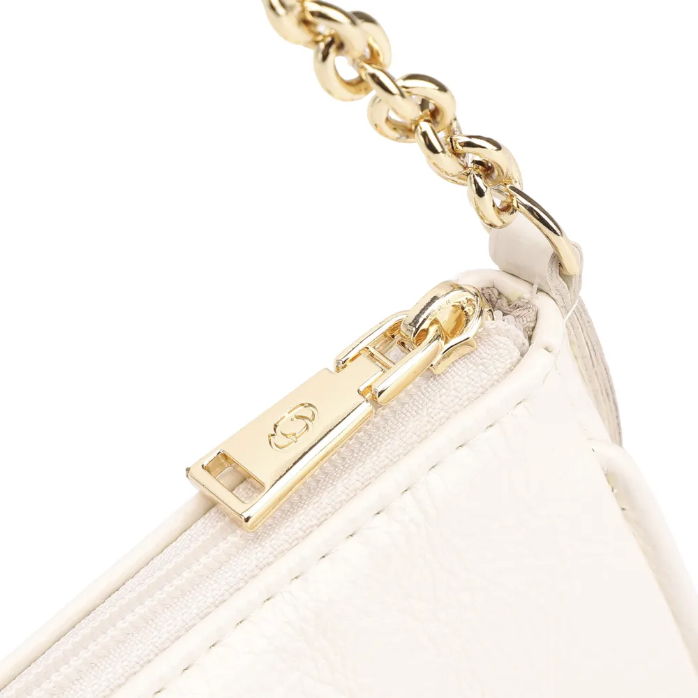 Bolsa De Ombro Verniz Off White - imagem 5
