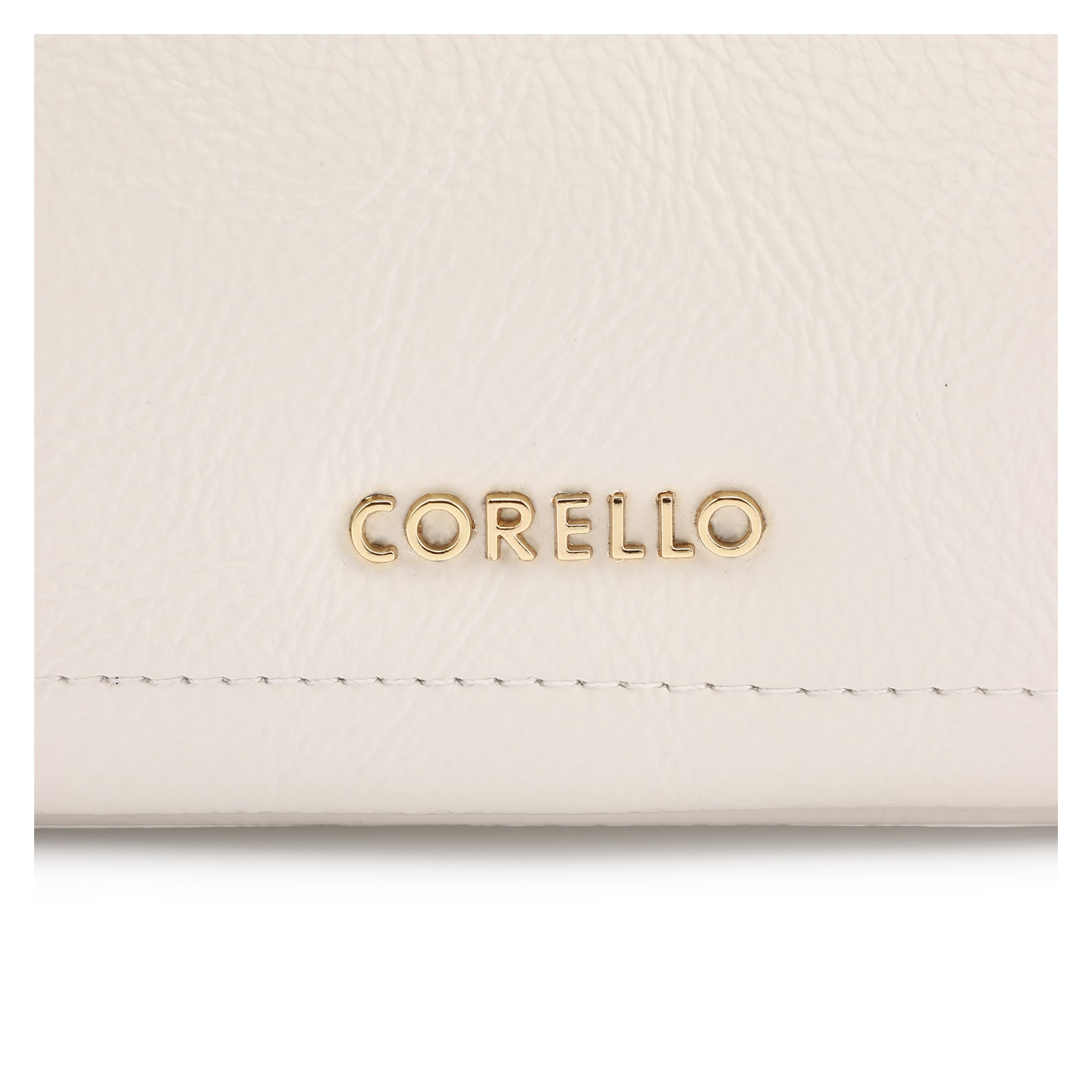 Bolsa De Ombro Verniz Off White