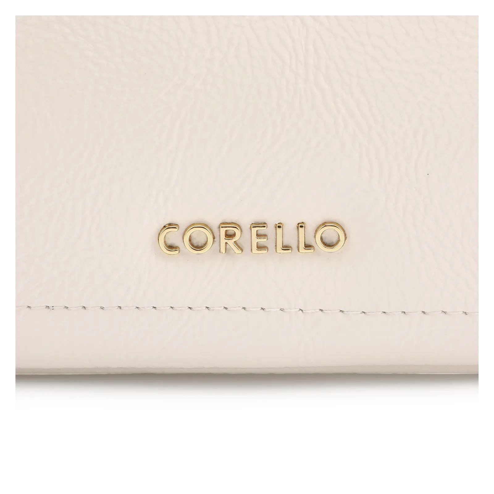 Bolsa De Ombro Verniz Off White