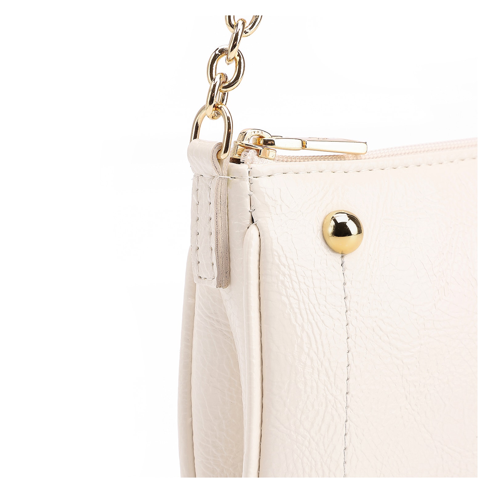 Bolsa De Ombro Verniz Off White