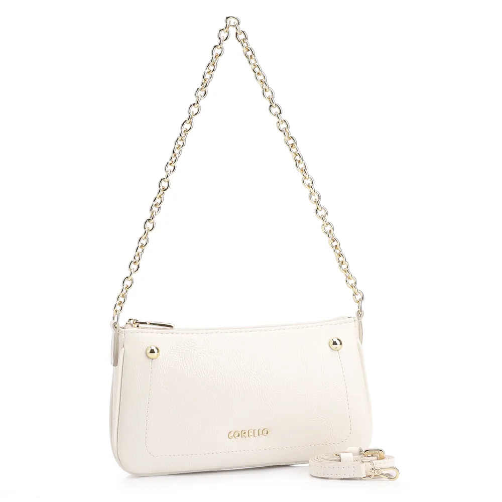 Bolsa De Ombro Verniz Off White - imagem 2