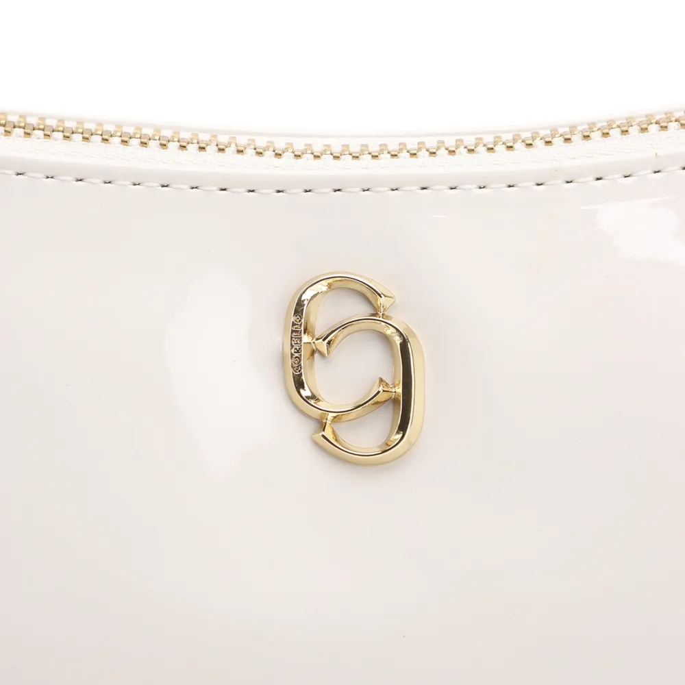 Bolsa De Ombro Verniz Off White - imagem 6