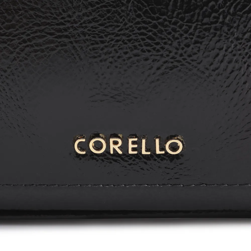 Bolsa De Ombro Verniz Preto - imagem 7