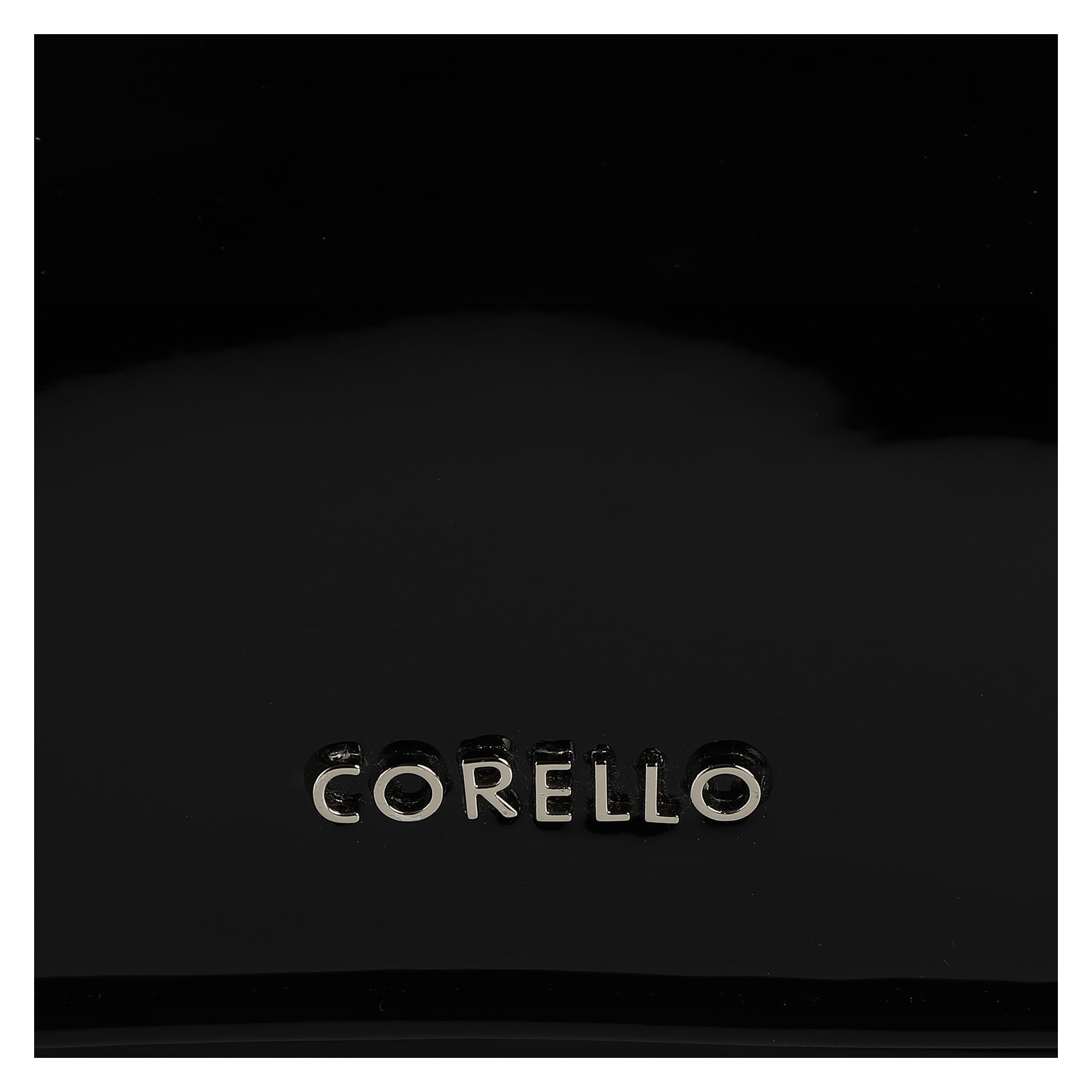 Bolsa De Ombro Verniz Preto