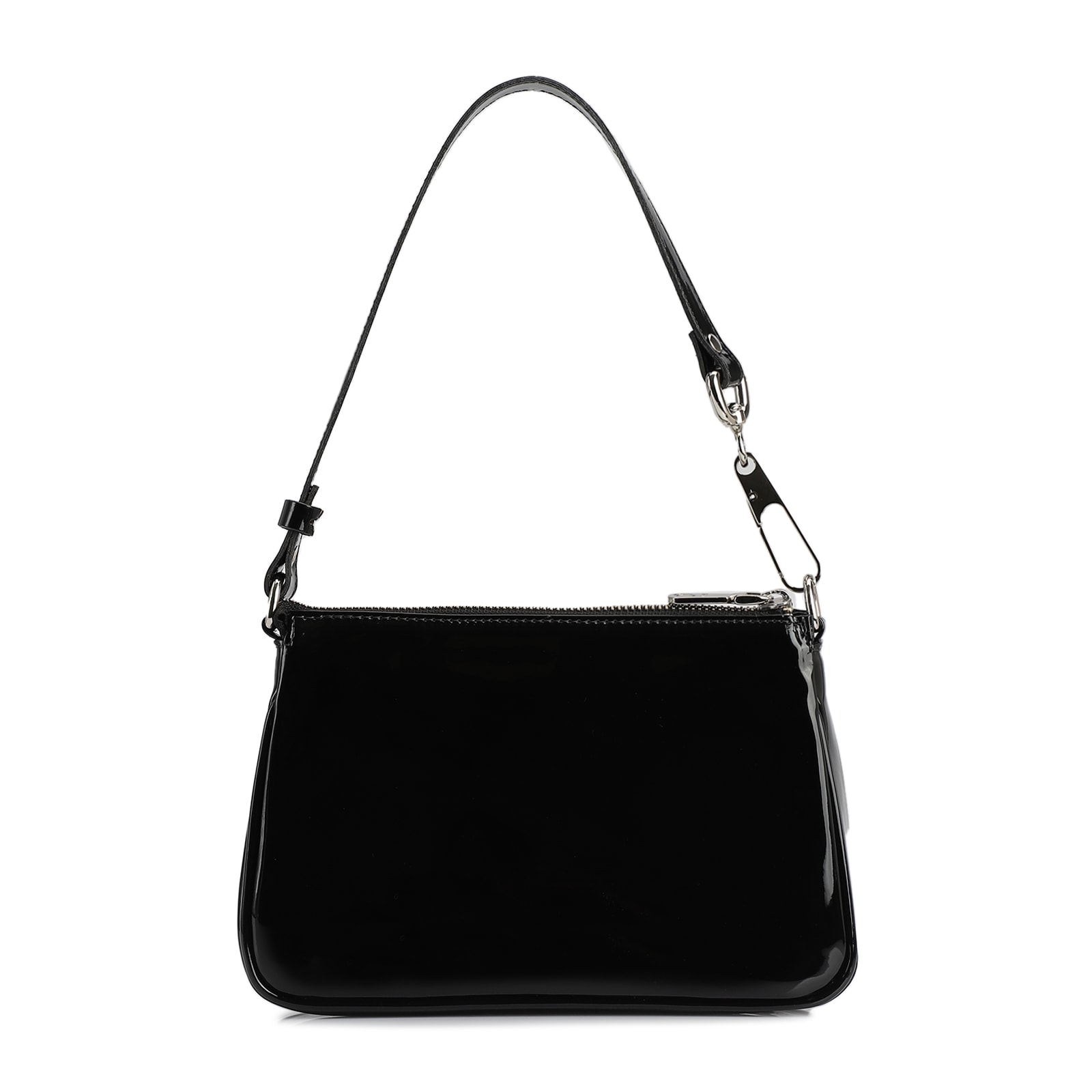Bolsa De Ombro Verniz Preto