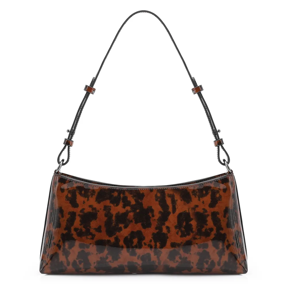 Bolsa De Ombro Verniz Tartaruga - imagem 4