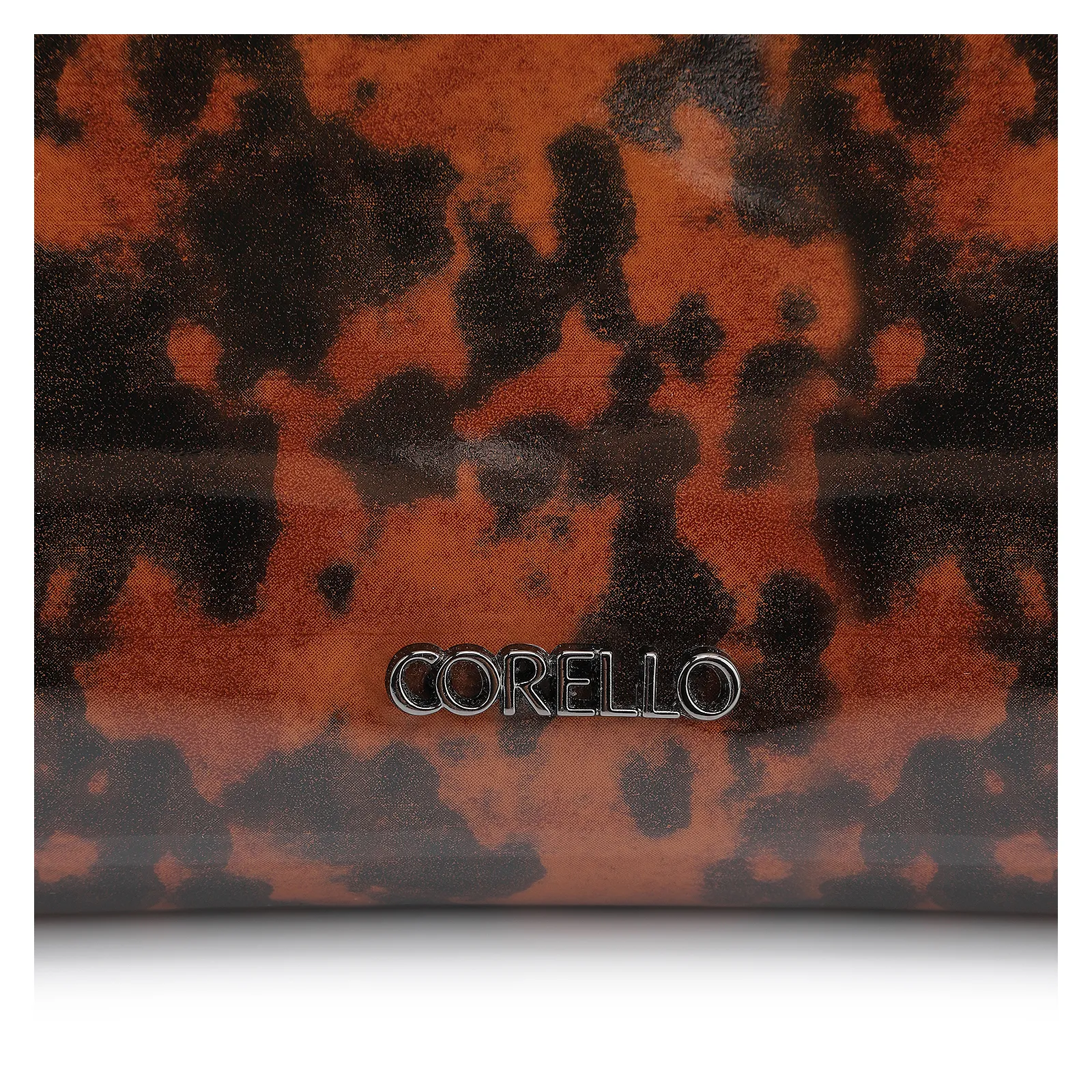Bolsa De Ombro Verniz Tartaruga