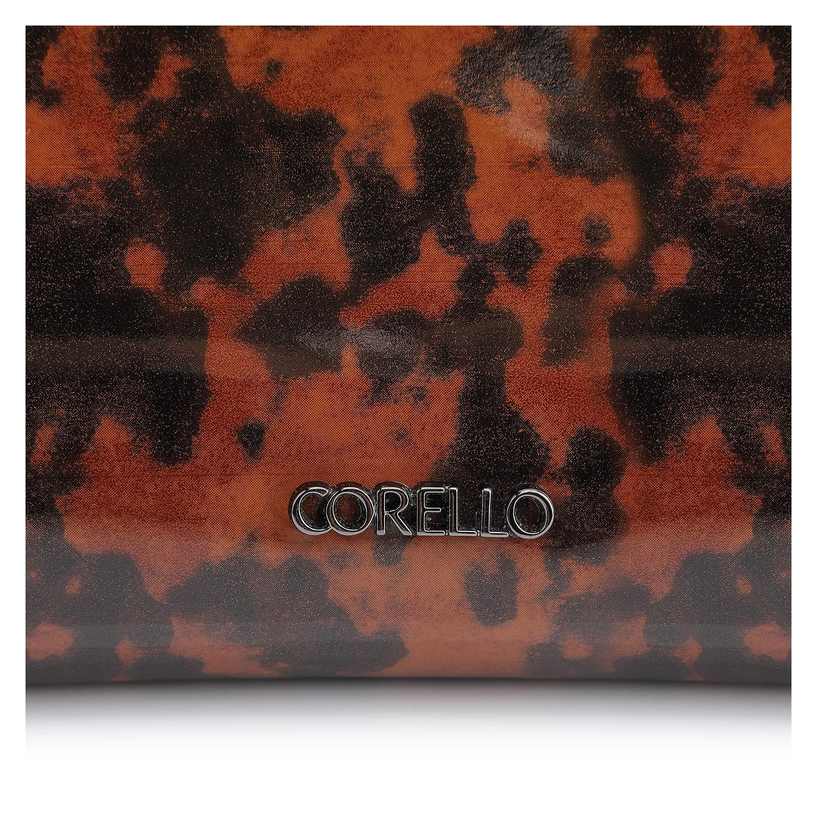 Bolsa De Ombro Verniz Tartaruga