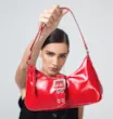 Bolsa De Ombro Verniz Vermelho - imagem 2