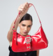 Bolsa De Ombro Verniz Vermelho - imagem 2