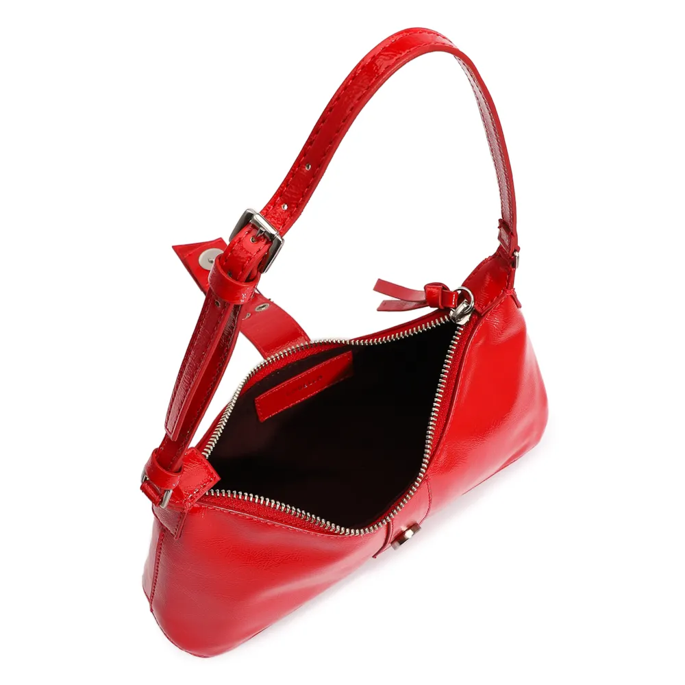 Bolsa De Ombro Verniz Vermelho - imagem 5