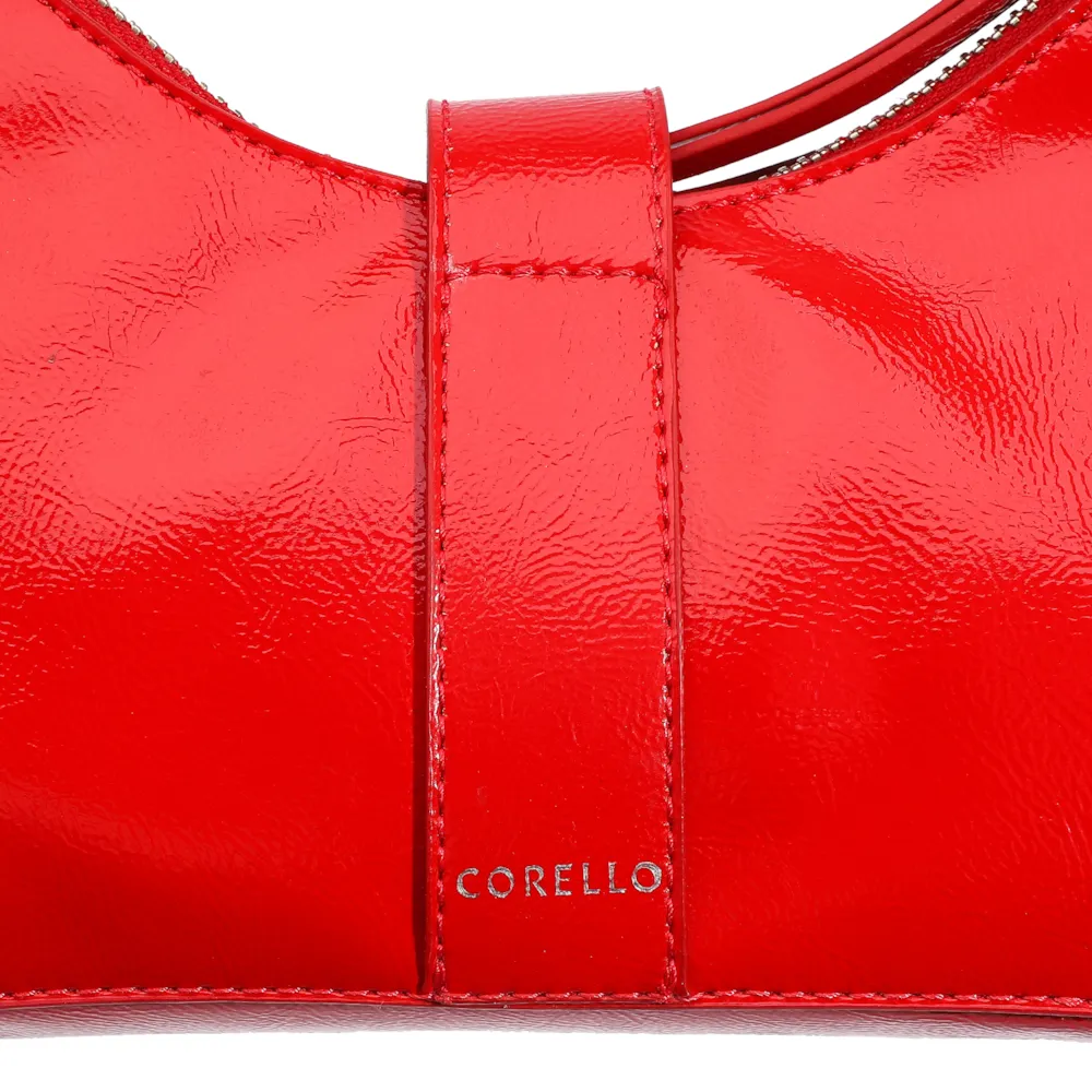 Bolsa De Ombro Verniz Vermelho - imagem 8