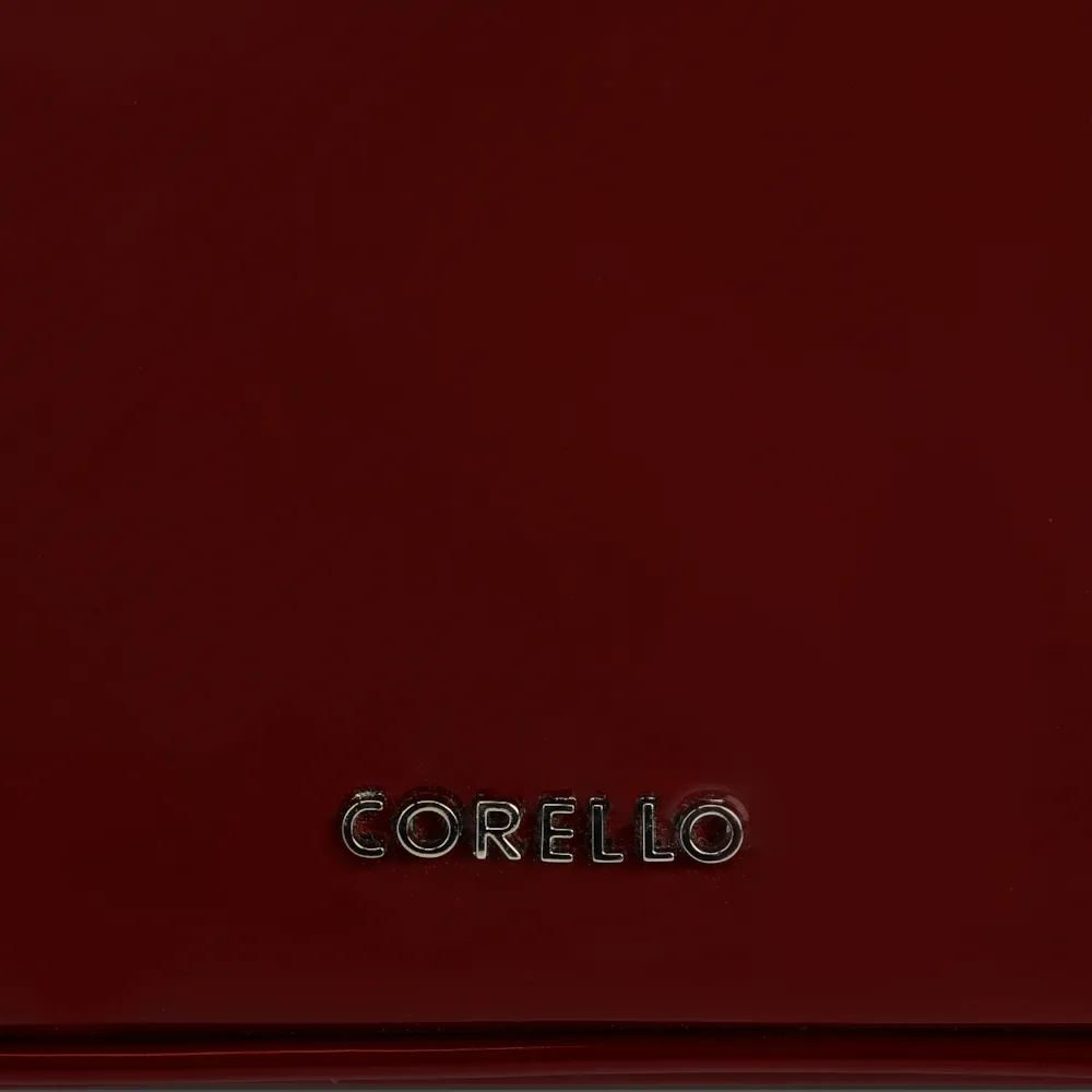 Bolsa De Ombro Verniz Vinho - imagem 6