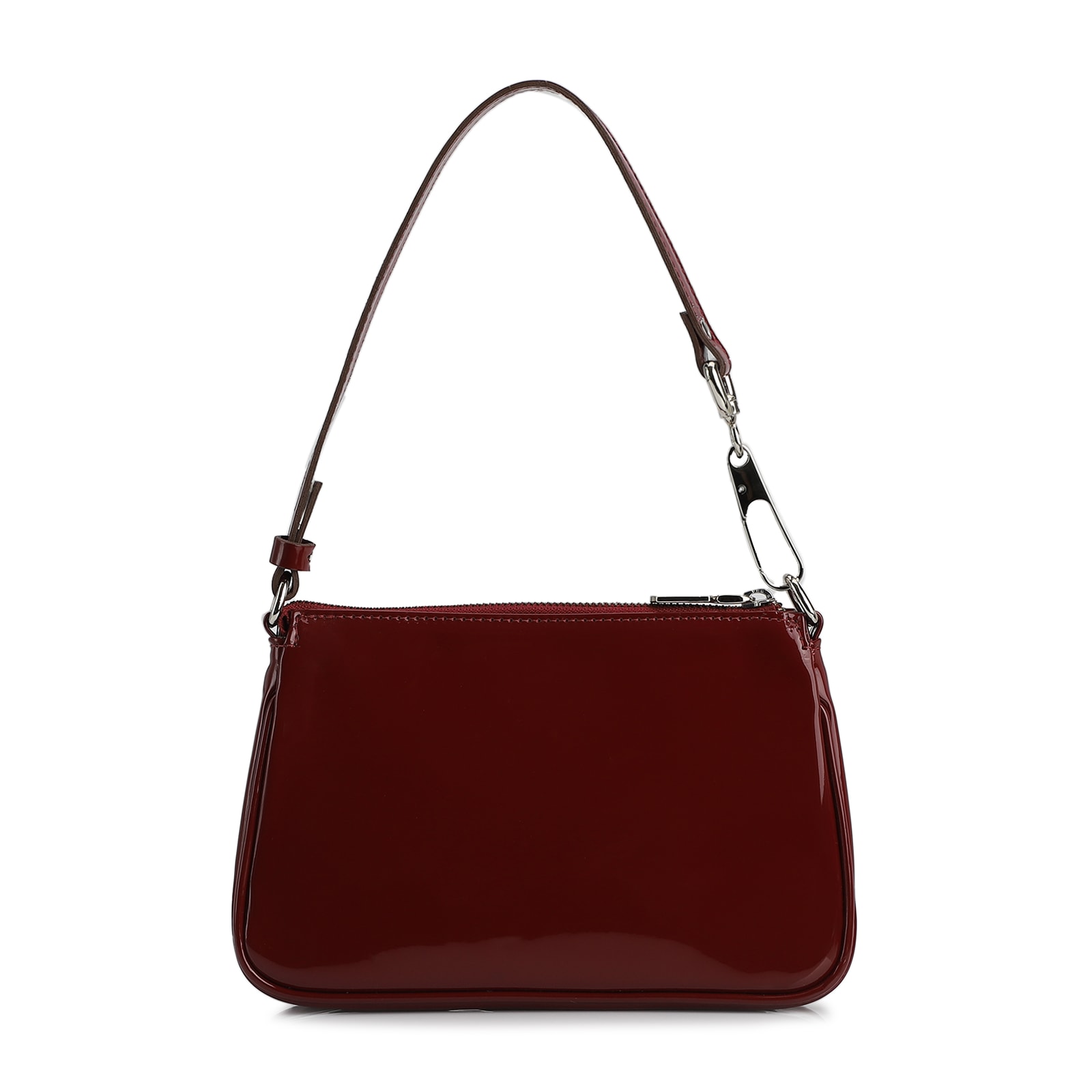 Bolsa De Ombro Verniz Vinho