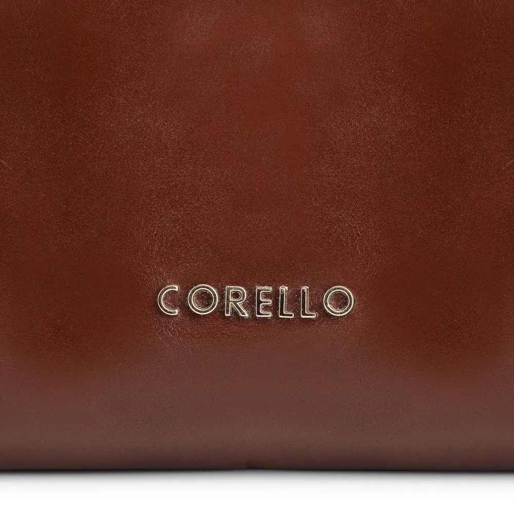 Bolsa Hobo Alça Tramada Couro Marrom - imagem 7