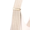 Bolsa Hobo Alça Tramada Couro Off White - imagem 7