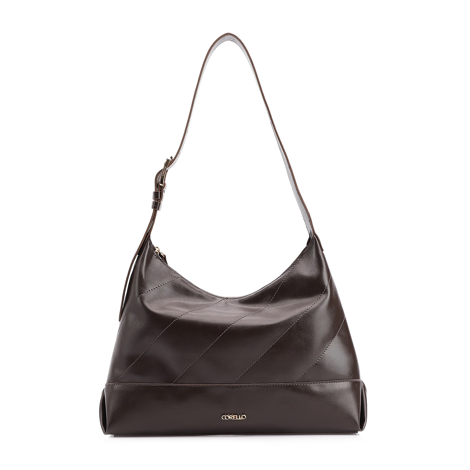 Bolsa Hobo Alt Marrom Escuro