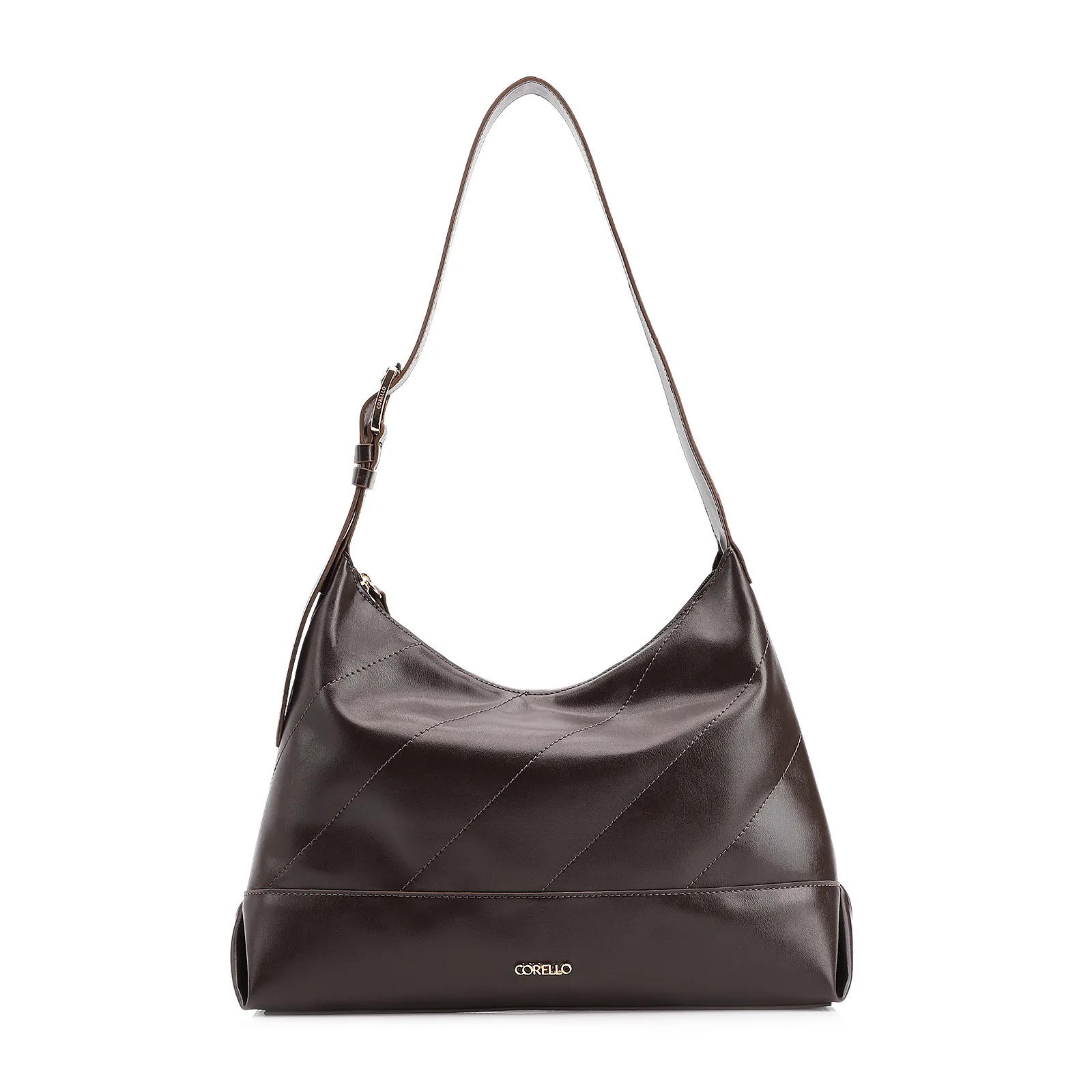Bolsa Hobo Alt Marrom Escuro
