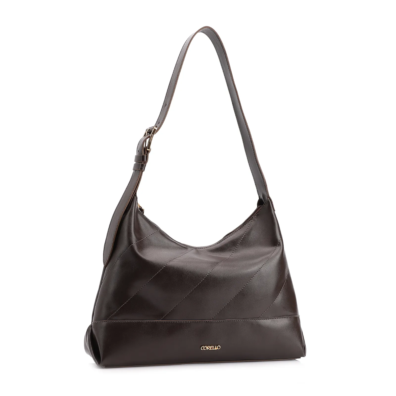 Bolsa Hobo Alt Marrom Escuro