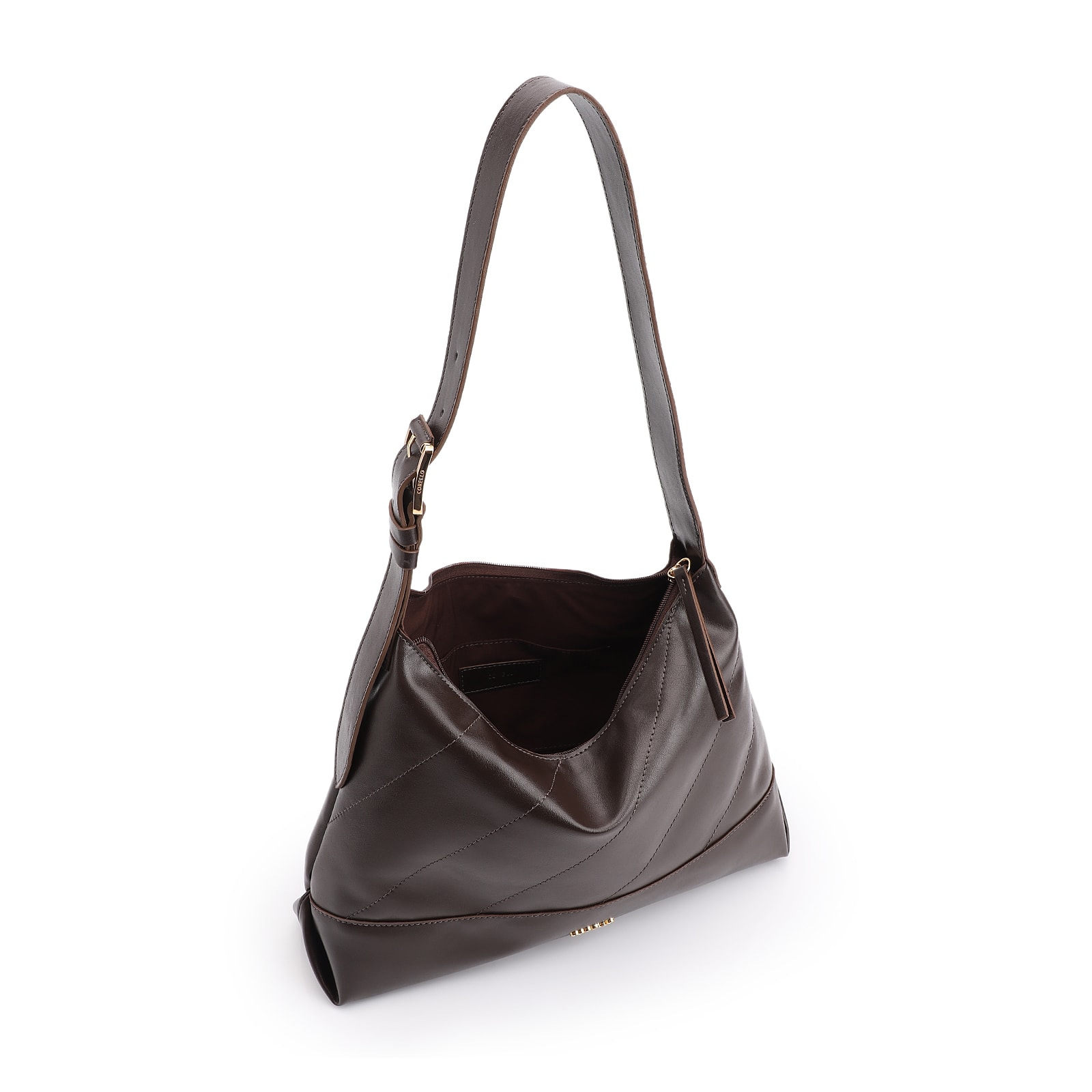 Bolsa Hobo Alt Marrom Escuro