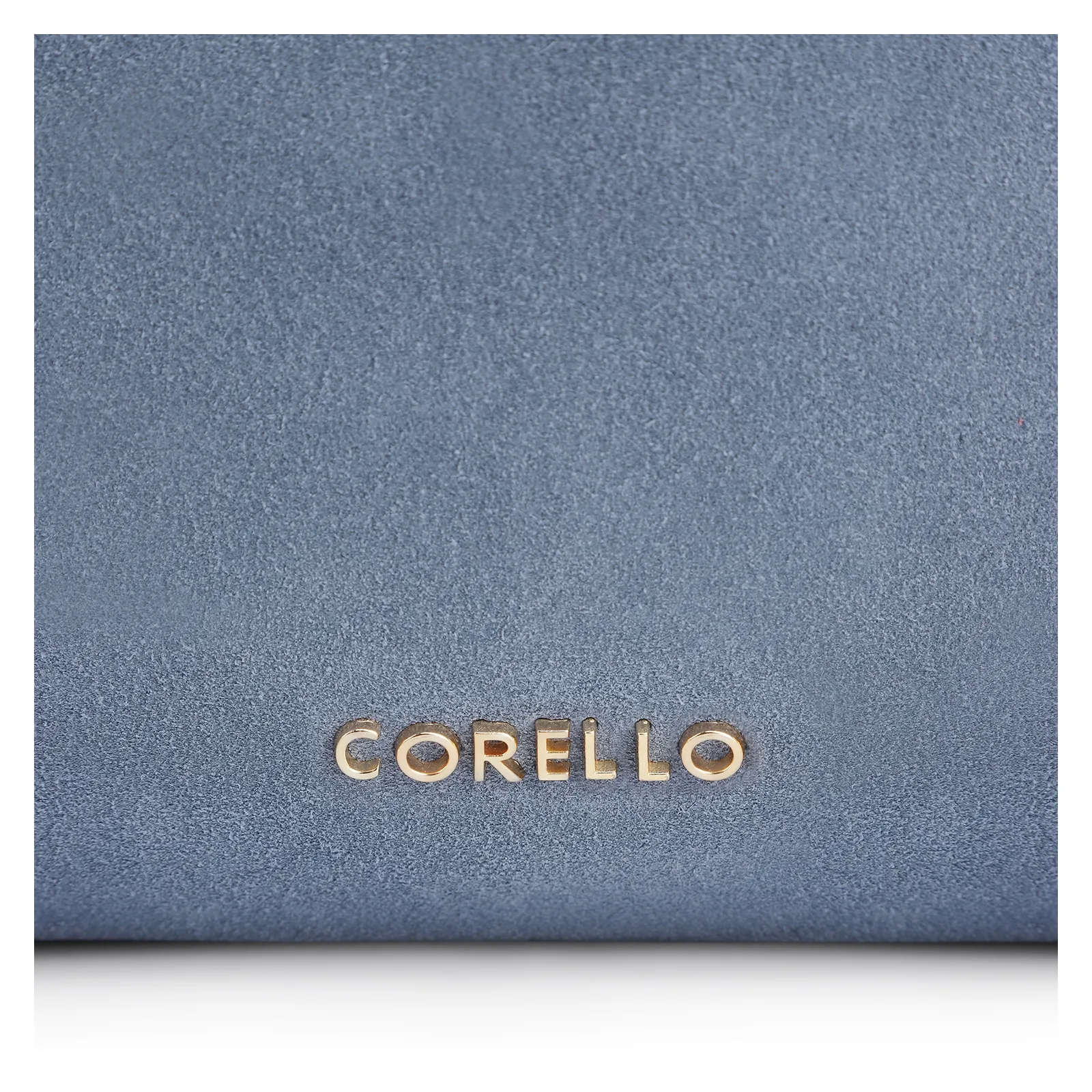 Bolsa Hobo Aplicações Couro Camurça/Couro Azul