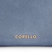Bolsa Hobo Aplicações Couro Camurça/Couro Azul - imagem 7