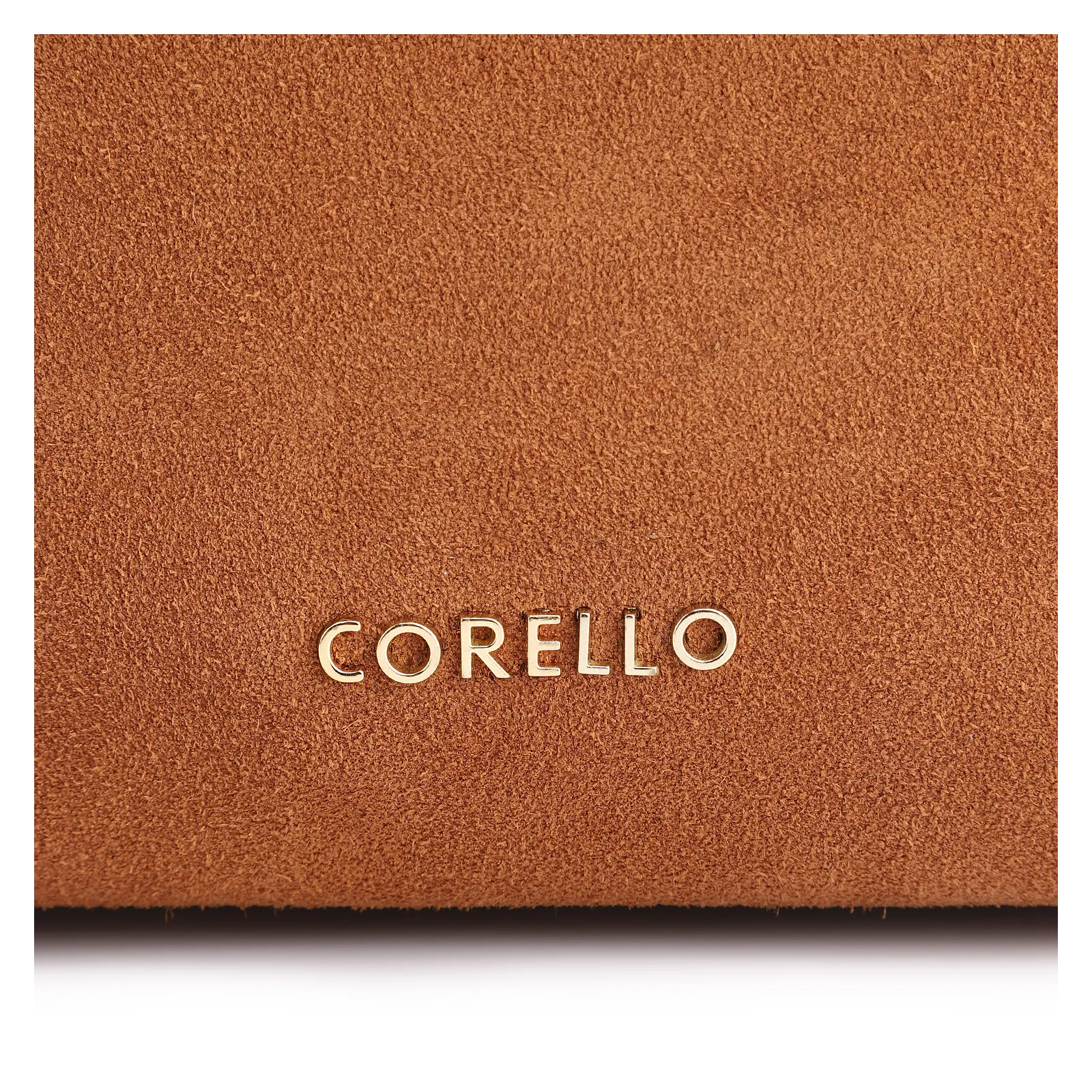 Bolsa Hobo Aplicações Couro Camurça/Couro Marrom
