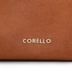 Bolsa Hobo Argola Couro Camurça/Couro Marrom - imagem 6