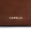 Bolsa Hobo Argola Couro Camurça/Couro Marrom Escuro - imagem 6