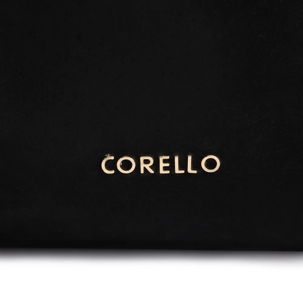 Bolsa Hobo Argola Couro Camurça/Couro Preto - imagem 6