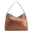 Bolsa Hobo Argola Couro Camurça Marrom/Couro Marrom - imagem 3